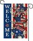 Patriotic 4th of July Garden Flag 12.5 x 18 In Double Sided B